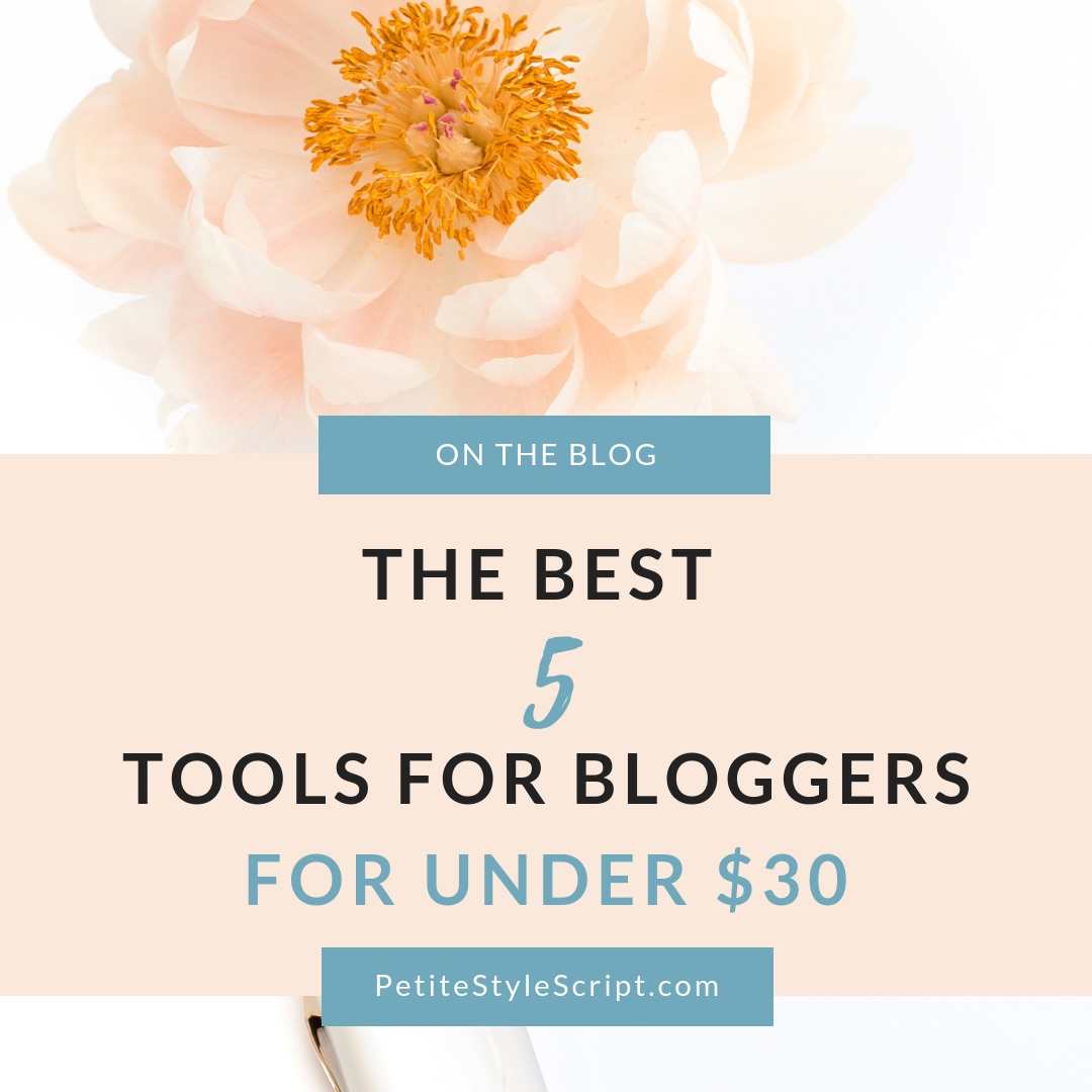 Best Blogging Tools and the top 5 blogging tools for under $30, how to start a blog with Dr. Jessica Louie of Petite Style Script. Start a 5-figure side business hustle healthcare professionals, tailwind review, canva for work review, convertkit email review, Bluchic canvas templates, Haute Stock photography review