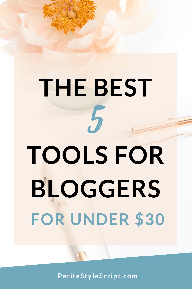 Best Blogging Tools and the top 5 blogging tools for under $30, how to start a blog with Dr. Jessica Louie of Petite Style Script. Start a 5-figure side business hustle healthcare professionals, tailwind review, canva for work review, convertkit email review, Bluchic canvas templates, Haute Stock photography review