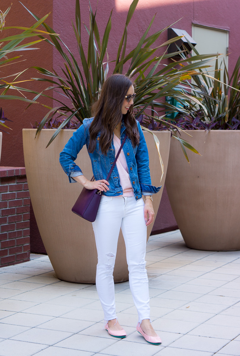 Travel Casual to Date Night Outfit Ideas - Tieks Cotton Candy Pink