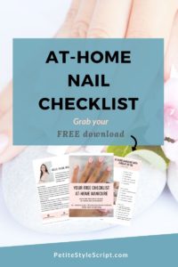 How to paint your nails at home and save a ton of money on manicures. CND Shellec gel manicure at-home free download checklist